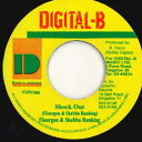【中古】ジャマイカ7” Flourgon & Shabba Ranks Shock Out NONE Digital-B /00080