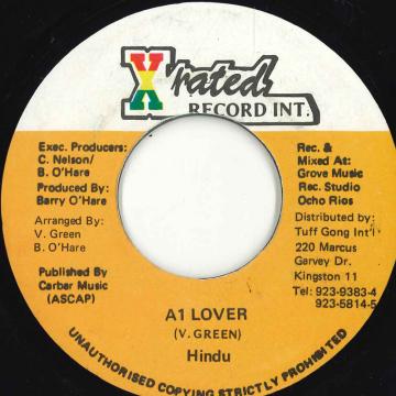 【中古】ジャマイカ7” Hindu A1 Lover NONE X-Rated Record Int. /00080