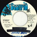 【中古】ジャマイカ7” Junior Cat More Gun NONE Black Scorpio /00080
