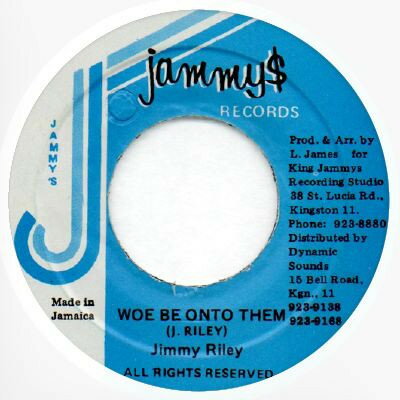 【中古】ジャマイカ7” Jimmy Riley Woe Be Onto Them NONE Jammys Records /00080