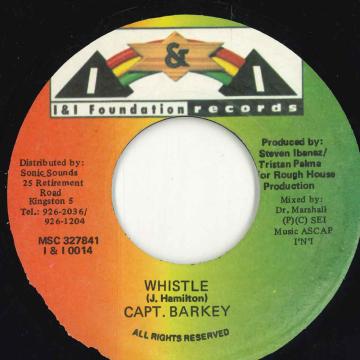 【中古】ジャマイカ7” Captain Barkey Whistle none I &amp; I Foundation Rec /00050