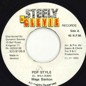 【中古】ジャマイカ7” Mega Banton Pop Style NONE Steely & Clevie Reco /00080 【中古】ジャマイカ7” Mega Banton Pop Style NONE Steely & Clevie Reco /00080