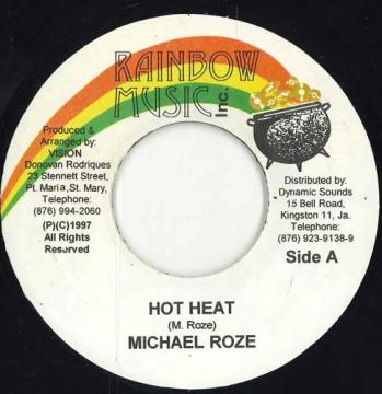 【中古】ジャマイカ7” Michael Rose Hot Heat none Rainbow Music Inc. /00050 【中古】ジャマイカ7” Michael Rose Hot Heat none Rainbow Music Inc. /00050