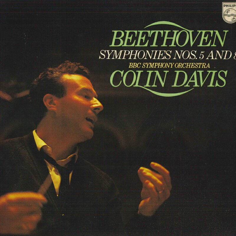 【中古】LP Colin Davis ベートーヴェン : 交響曲第5番「運命」 / 第8番 X7611 PHILIPS /00260