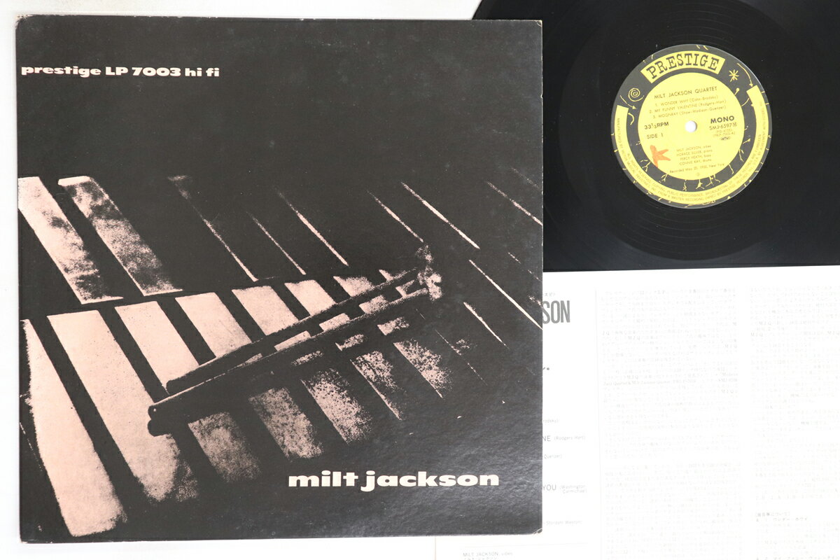 【中古】LP Milt Jackson Milt Jackson Quartet SMJ6597M PRESTIGE /00260