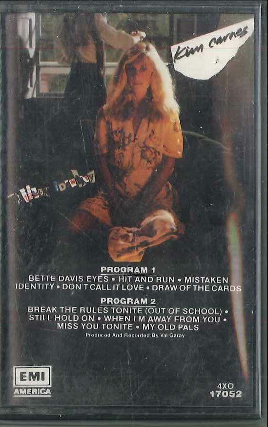 【中古】米Cassette Kim Carnes Mistaken Identity 4XO17052 EMI AMERICA /00110