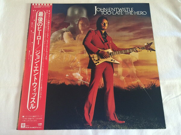 【中古】LP John Entwistle (The Who) Too Late The Hero P11080J WEA /00260