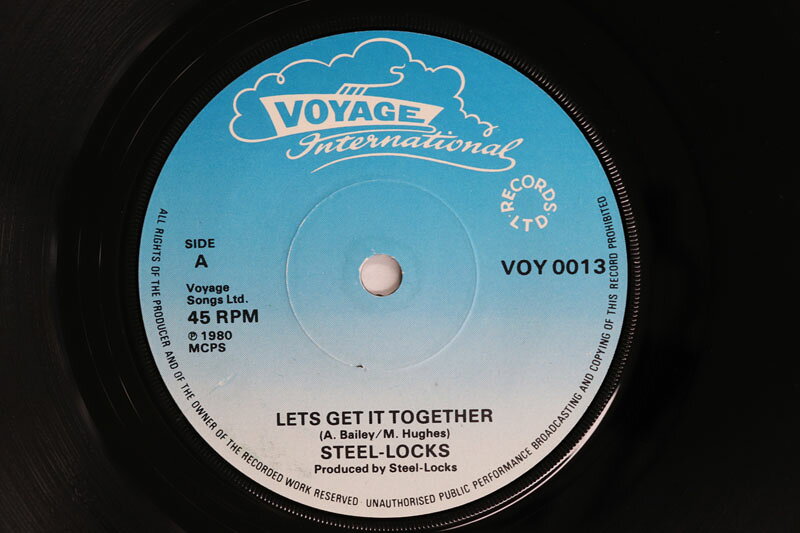 7” Steel-locks Lets Get It Together / Nineteen Eighty (1980) VOY0013 VOYAGE INTERNATIONAL /00080