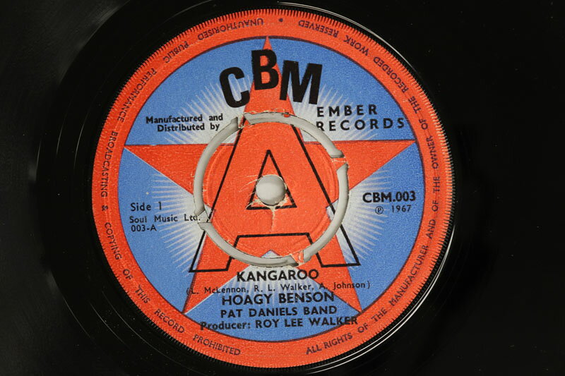 【中古】7” Hoagy Benson, Pat Daniels Band Kangaroo / Turn Me On CBM003 CBM /00080