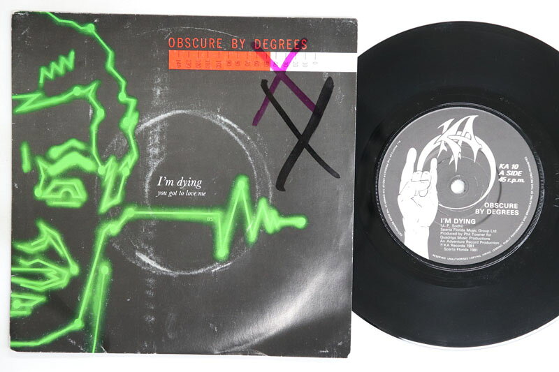 【中古】7” Obscure By Degrees Im Dying / A Woman Like You KA10 KA RECORDS /00080