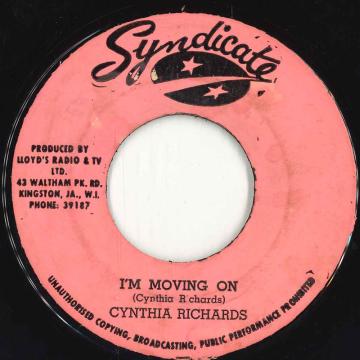 【中古】ジャマイカ7” Cynthia Richards Im Moving On none Syndicate /00050 【中古】ジャマイカ7” Cynthia Richards Im Moving On none Syndicate /00050