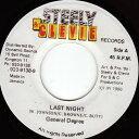 【中古】ジャマイカ7” General Degree Last Night NONE Steely & Clevie Reco /00080