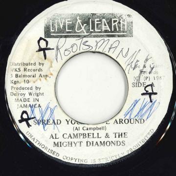 楽天レコードシティ 楽天市場店【中古】ジャマイカ7” Al Campbell & The Mighty Diamo Spread Your Love Around none Live & Learn Records /00050