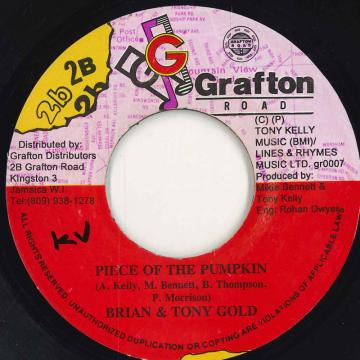 【中古】ジャマイカ7” Brian &amp; Tony Gold Piece Of The Pumpkin GR0007 2B Grafton Road /00080