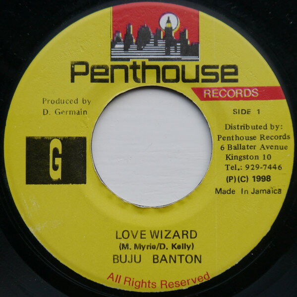 Artist Name: Z - 【中古】ジャマイカ7” Buju Banton Love Wizard NONE Penthouse Records /00080