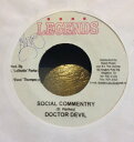 【中古】ジャマイカ7” Dr. Evil / Wayne Marshall Social Commentry / Forget Them NONE Legend...