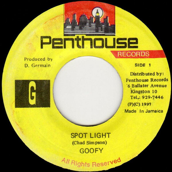 【中古】ジャマイカ7” Goofy Spot Light NONE Penthouse Records /00080
