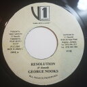 【中古】ジャマイカ7” George Nooks / Ghetto Max Resolution / Too Obstinate V102 V1 Records...