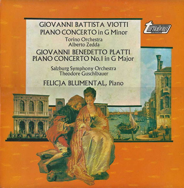 英LP Giovanni Battista Viotti / Gio Piano Concerto In G Minor / Piano Concerto No. 1 In TV34284S Turnabout /00260