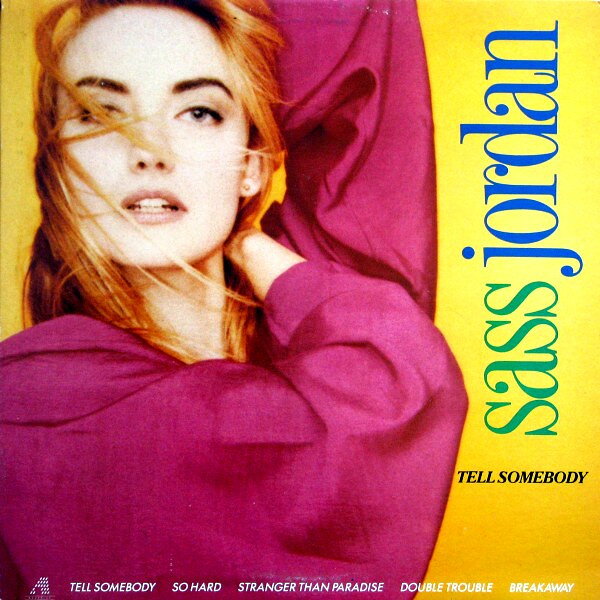 【中古】加LP Sass Jordan Tell Somebody Q1552 Aquarius Records /00260