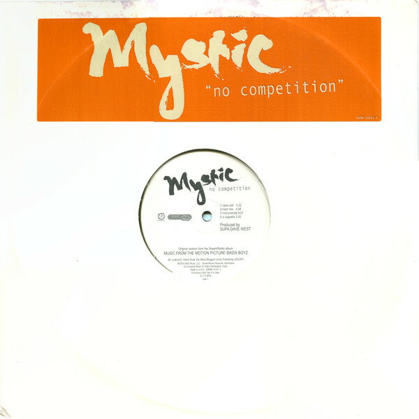 12” Mystic (6) No Competition / Thats Right DRMR141011 DreamWorks Records プロモ /00250