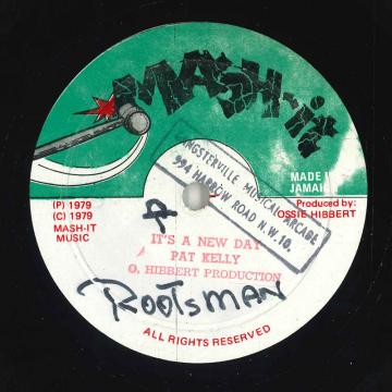 【中古】ジャマイカ12” Pat Kelly Its a New Day NA Mash-It /00250