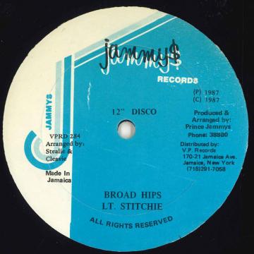 【中古】ジャマイカ12” Lieutenant Stitchie Broad Hips VPRD284 Jammys Records /00250