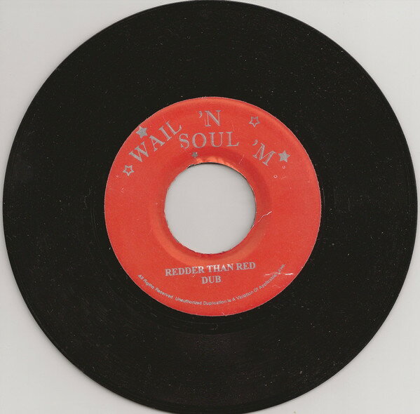ジャマイカ7” Bob Marley &amp; The Wailers Redder Than Red NONE Wail N Soul M /00080