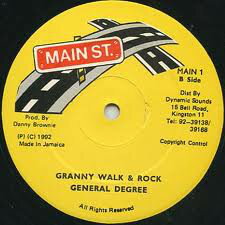 【中古】ジャマイカ12” General Degree & Papa San Granny Granny Cry MAIN1 Main St. /00250