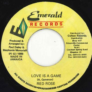 【中古】ジャマイカ7” Anthony Red Rose Love Is A Game none Emerald Records /00050 【中古】ジャマイカ7” Anthony Red Rose Love Is A Game none Emerald Records /00050