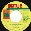 【中古】ジャマイカ7” Anthony B Calling Out For Peace NONE Digital-B /00080