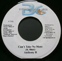 【中古】ジャマイカ7” Anthony B Cant Take No More NONE Baby G Productions /00080