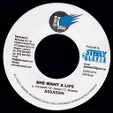 【中古】ジャマイカ7” Assassin She Want A Life NONE Studio 2000 /00080(2)