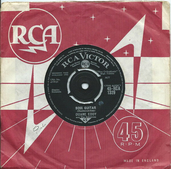 英7” Duane Eddy &amp; The Rebelettes Boss Guitar 45R1329 RCA Victor /00080