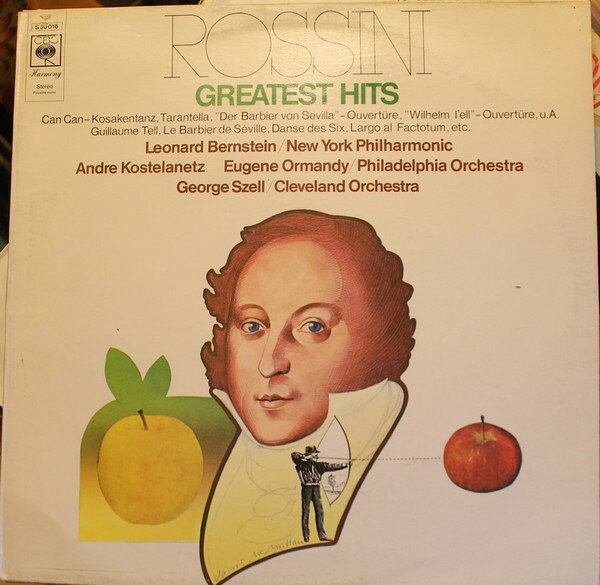 ・アーティスト Gioacchino Rossini ・タイトル Greatest Hits ・レーベル・型番 CBS Harmony S30016 ・フォーマット LPレコード ・コンディション(盤) 非常に良い(EX) ・コンディション(ジャケット) 可 (VG) ・コンディション(帯) オビなし ・特記事項 【カバーにシール付着】【カバー汚れ】 サンプル画像です。実際の商品の画像ではありません 商品写真はバーコード/カタログ番号に対応したサンプル画像ですので、お送りする商品の画像ではありません。帯やライナーなどの付属品は、特記事項に記載されている場合のみ含まれます。プロモやカラーレコードなどの仕様についても、該当する場合のみ特記事項に記載しています。 【ご購入前に必ずご確認ください】 ・本店サイト(www.recordcity.jp)とは価格、送料が違います ・本店サイト、その他支店のオーダーとは同梱発送できません ・注文確定後に別の注文を頂いた場合、注文同士の同梱は致しかねます。 ・別倉庫から発送しているため、店頭受け渡しは対応しておりません ・一部商品は他の通販サイトでも販売しているため、ご注文のタイミングによっては商品のご用意ができない場合がございます。 ・土日祝日はお休みです 金曜・祝前日9時以降のご連絡またはご入金は、返答または発送が週明け・祝日明けに順次対応となります。 ・ご購入後のキャンセル不可 ご購入後のキャンセルはいかなる理由においてもお受けできません。ご了承の上、ご購入くださいませ。 ・日本郵便(ゆうパック/ゆうメール)によるお届けになります。 ・中古品であることをご理解ください 当ストアでは中古商品を主に販売しております。中古品であることをご理解の上ご購入ください。また、一部商品はRecordCityオンラインストアで試聴可能です。 ・返品について お客様のご都合による返品は一切承っておりません。 表記の内容と実際の商品に相違がある場合、また針飛び等で返品・返金をご希望される場合は、商品の到着後1週間以内にご連絡ください。商品の返送をこちらで確認後、キャンセル・返金を行います。 コンディションVG以下の商品は返品できません。プレイに影響のない表面のこすれ傷、プレス起因のノイズ盤は返品の対象外です。 【コンディション表記】 ・ほぼ新品(M-)(Like New) 完全な新品。未使用。当店ではほぼ使用しません ・非常に良い(EX)(Excellent) 中古盤として美品な状態。わずかな経年を感じるものの傷みを感じさせない、当店基準で最高の状態 ・良い(VG+)(Very Good Plus) 丁寧に扱われた中古品で、軽い使用感がみられる。 ・可(VG)(Acceptable) 使い込まれた中古品で、「良い」よりもさらに使用感がみられる。 ・悪い(VG-)(Bad) 状態が悪いアイテム。使用の保障はなく、再生不可、針飛び、目立つノイズがあるかもしれない。状態によるクレーム不可。返品不可。 ・非常に悪い(G)(Very Bad) 「悪い」よりさらに状態が悪いアイテム。使用の保障はなく、再生不可、針飛び、目立つノイズがあるかもしれない。状態によるクレーム不可。返品不可。 ・ジャンク(Fair)(Junk/Fair) 割れている、反っている、水ダメージがある、カビ、ジャケットが分離している、ひどい書き込み、ひどい擦れなど最低の状態。使用の保障はなく、再生不可、針飛び、目立つノイズがあるかもしれない。状態によるクレーム不可。返品不可。 ・ジャンク(Poor)(Junk/Poor) 割れている、反っている、水ダメージがある、カビ、ジャケットが分離している、ひどい書き込み、ひどい擦れなど最低の状態。使用の保障はなく、再生不可、針飛び、目立つノイズがあるかもしれない。状態によるクレーム不可。返品不可。