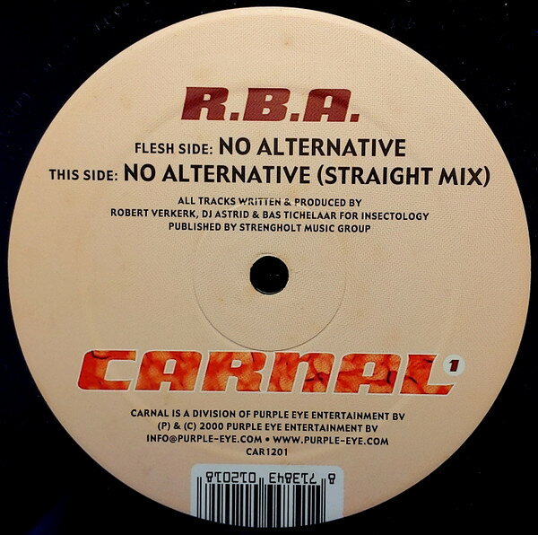 Artist Name: R - 【中古】LP R.B.A. No Alternative CAR1201 Carnal /00250