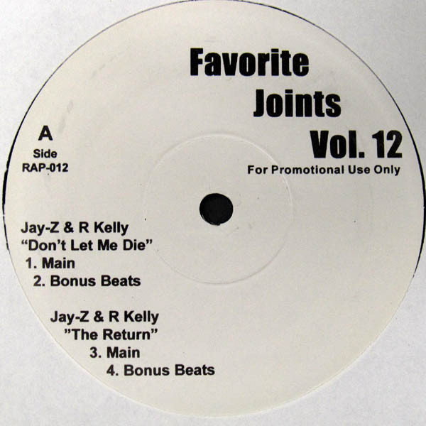 ・アーティスト Various ・タイトル Favorite Joints Vol.12 ・レーベル・型番 Favorite Joints RAP012PROMO ・フォーマット 12インチレコード ・コンディション(盤) 良い (VG+) ・コンディション(ジャケット) プレインカバー（元ジャケット／カバー無し） ・コンディション(帯) オビなし ・特記事項 サンプル画像です。実際の商品の画像ではありません 商品写真はバーコード/カタログ番号に対応したサンプル画像ですので、お送りする商品の画像ではありません。帯やライナーなどの付属品は、特記事項に記載されている場合のみ含まれます。プロモやカラーレコードなどの仕様についても、該当する場合のみ特記事項に記載しています。 【ご購入前に必ずご確認ください】 ・本店サイト(www.recordcity.jp)とは価格、送料が違います ・本店サイト、その他支店のオーダーとは同梱発送できません ・注文確定後に別の注文を頂いた場合、注文同士の同梱は致しかねます。 ・別倉庫から発送しているため、店頭受け渡しは対応しておりません ・一部商品は他の通販サイトでも販売しているため、ご注文のタイミングによっては商品のご用意ができない場合がございます。 ・土日祝日はお休みです 金曜・祝前日9時以降のご連絡またはご入金は、返答または発送が週明け・祝日明けに順次対応となります。 ・ご購入後のキャンセル不可 ご購入後のキャンセルはいかなる理由においてもお受けできません。ご了承の上、ご購入くださいませ。 ・日本郵便(ゆうパック/ゆうメール)によるお届けになります。 ・中古品であることをご理解ください 当ストアでは中古商品を主に販売しております。中古品であることをご理解の上ご購入ください。また、一部商品はRecordCityオンラインストアで試聴可能です。 ・返品について お客様のご都合による返品は一切承っておりません。 表記の内容と実際の商品に相違がある場合、また針飛び等で返品・返金をご希望される場合は、商品の到着後1週間以内にご連絡ください。商品の返送をこちらで確認後、キャンセル・返金を行います。 コンディションVG以下の商品は返品できません。プレイに影響のない表面のこすれ傷、プレス起因のノイズ盤は返品の対象外です。 【コンディション表記】 ・ほぼ新品(M-)(Like New) 完全な新品。未使用。当店ではほぼ使用しません ・非常に良い(EX)(Excellent) 中古盤として美品な状態。わずかな経年を感じるものの傷みを感じさせない、当店基準で最高の状態 ・良い(VG+)(Very Good Plus) 丁寧に扱われた中古品で、軽い使用感がみられる。 ・可(VG)(Acceptable) 使い込まれた中古品で、「良い」よりもさらに使用感がみられる。 ・悪い(VG-)(Bad) 状態が悪いアイテム。使用の保障はなく、再生不可、針飛び、目立つノイズがあるかもしれない。状態によるクレーム不可。返品不可。 ・非常に悪い(G)(Very Bad) 「悪い」よりさらに状態が悪いアイテム。使用の保障はなく、再生不可、針飛び、目立つノイズがあるかもしれない。状態によるクレーム不可。返品不可。 ・ジャンク(Fair)(Junk/Fair) 割れている、反っている、水ダメージがある、カビ、ジャケットが分離している、ひどい書き込み、ひどい擦れなど最低の状態。使用の保障はなく、再生不可、針飛び、目立つノイズがあるかもしれない。状態によるクレーム不可。返品不可。 ・ジャンク(Poor)(Junk/Poor) 割れている、反っている、水ダメージがある、カビ、ジャケットが分離している、ひどい書き込み、ひどい擦れなど最低の状態。使用の保障はなく、再生不可、針飛び、目立つノイズがあるかもしれない。状態によるクレーム不可。返品不可。