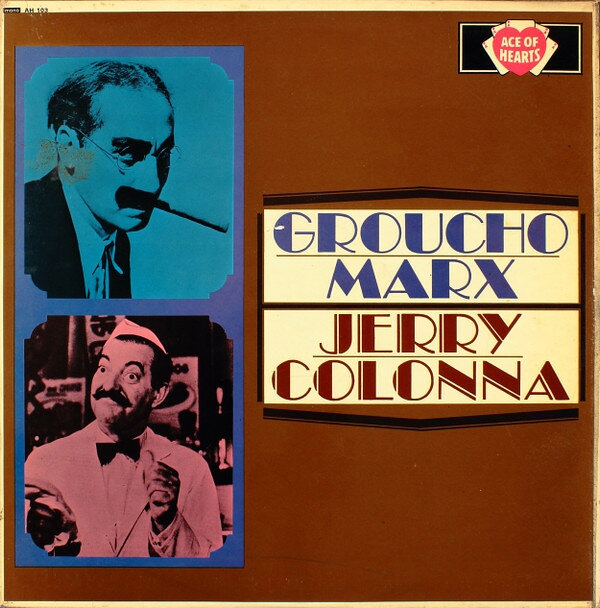 【中古】英LP Groucho Marx / Jerry Colonna Groucho Marx / Jerry Colonna AH103 Ace Of Hearts /00260