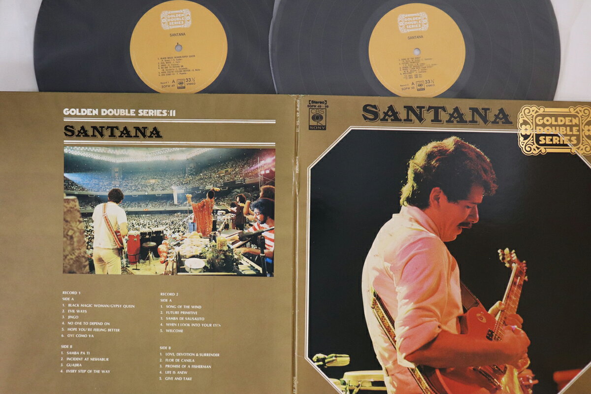 【中古】2LP Santana サンタナのすべて SOPW4950 CBS/Sony /00660