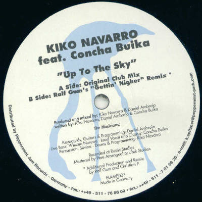 Artist Name: W - 【中古】LP Kiko Navarro Up To The Sky FLAME005 Flamingo Discos /00250