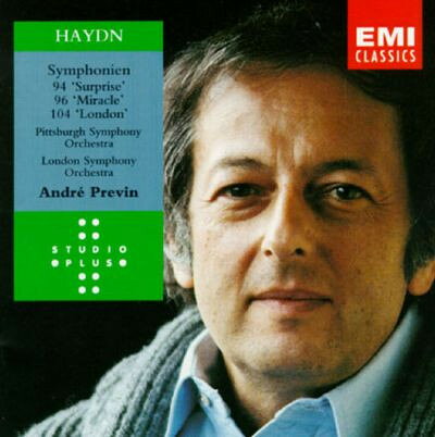 【中古】CD Haydn, Previn; Pittsburgh Symphony Symphonies 94, 96 &amp; 104 724356517820 EMI Classics /00120