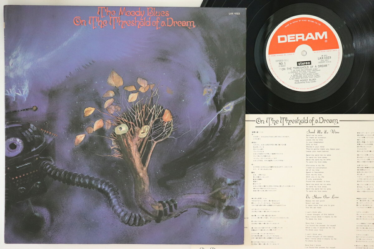 【中古】LP Moody Blues 夢幻 On The Threshold Of A Dream LAX1023 DERAM /00260