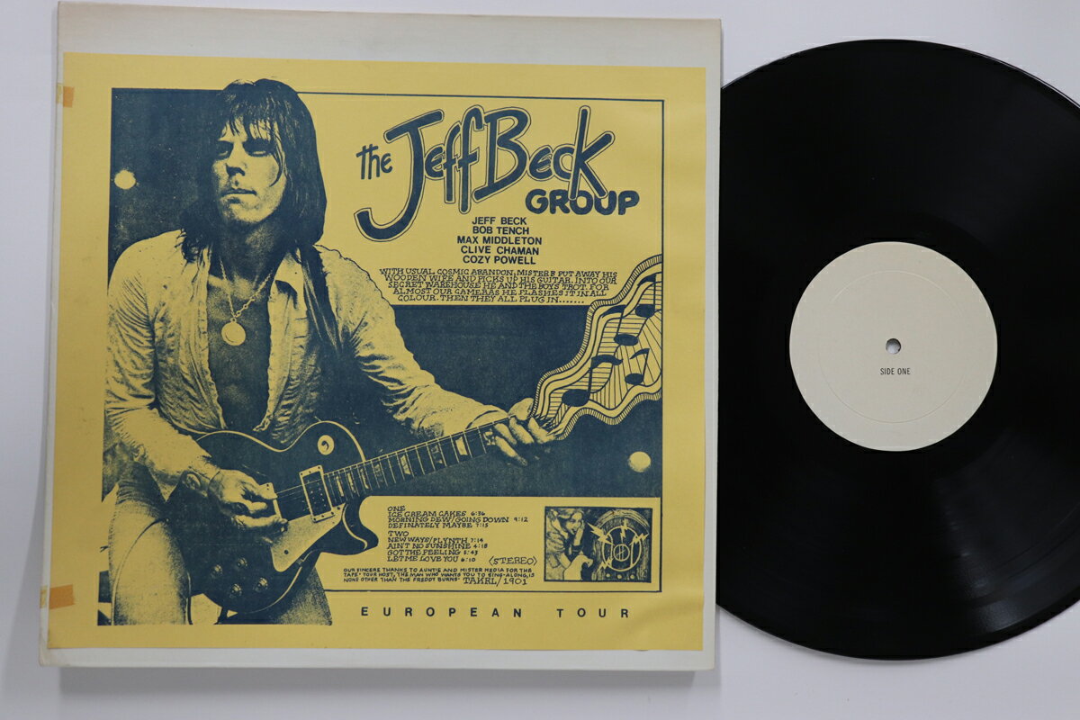 【中古】輸入LP Jeff Beck Group European Tour TAKRL1901 NOT ON LABEL /00260