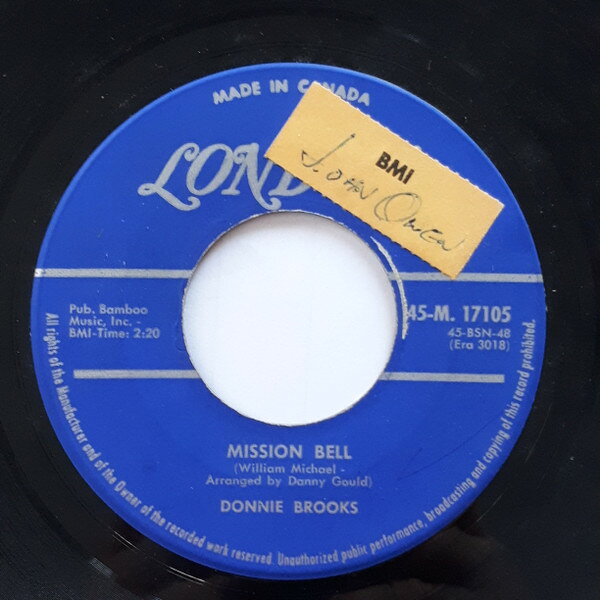 【中古】加7” Donnie Brooks Mission Bell 45M17105 LONDON /00080