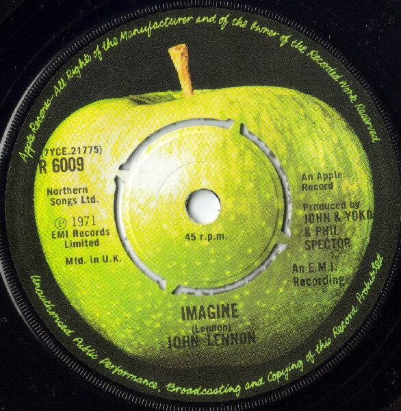 ・アーティスト John Lennon ・タイトル Imagine ・レーベル・型番 Apple Records R6009 ・フォーマット 7インチレコード ・コンディション(盤) 良い (VG+) ・コンディション(ジャケット) プレイ...