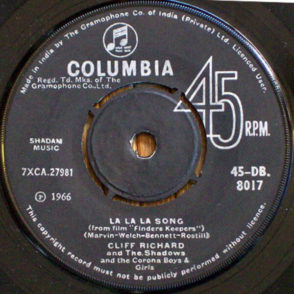 ・アーティスト Cliff Richard & The Shadows ・タイトル Time Drags By ・レーベル・型番 Columbia 45DB8017 ・フォーマット 7インチレコード ・コンディション(盤) 良い (VG+) ・コンディション(ジャケット) プレインカバー（元ジャケット／カバー無し） ・コンディション(帯) オビなし ・特記事項 【盤に浅い跡】【盤汚れ】 サンプル画像です。実際の商品の画像ではありません 商品写真はバーコード/カタログ番号に対応したサンプル画像ですので、お送りする商品の画像ではありません。帯やライナーなどの付属品は、特記事項に記載されている場合のみ含まれます。プロモやカラーレコードなどの仕様についても、該当する場合のみ特記事項に記載しています。 【ご購入前に必ずご確認ください】 ・本店サイト(www.recordcity.jp)とは価格、送料が違います ・本店サイト、その他支店のオーダーとは同梱発送できません ・注文確定後に別の注文を頂いた場合、注文同士の同梱は致しかねます。 ・別倉庫から発送しているため、店頭受け渡しは対応しておりません ・一部商品は他の通販サイトでも販売しているため、ご注文のタイミングによっては商品のご用意ができない場合がございます。 ・土日祝日はお休みです 金曜・祝前日9時以降のご連絡またはご入金は、返答または発送が週明け・祝日明けに順次対応となります。 ・ご購入後のキャンセル不可 ご購入後のキャンセルはいかなる理由においてもお受けできません。ご了承の上、ご購入くださいませ。 ・日本郵便(ゆうパック/ゆうメール)によるお届けになります。 ・中古品であることをご理解ください 当ストアでは中古商品を主に販売しております。中古品であることをご理解の上ご購入ください。また、一部商品はRecordCityオンラインストアで試聴可能です。 ・返品について お客様のご都合による返品は一切承っておりません。 表記の内容と実際の商品に相違がある場合、また針飛び等で返品・返金をご希望される場合は、商品の到着後1週間以内にご連絡ください。商品の返送をこちらで確認後、キャンセル・返金を行います。 コンディションVG以下の商品は返品できません。プレイに影響のない表面のこすれ傷、プレス起因のノイズ盤は返品の対象外です。 【コンディション表記】 ・ほぼ新品(M-)(Like New) 完全な新品。未使用。当店ではほぼ使用しません ・非常に良い(EX)(Excellent) 中古盤として美品な状態。わずかな経年を感じるものの傷みを感じさせない、当店基準で最高の状態 ・良い(VG+)(Very Good Plus) 丁寧に扱われた中古品で、軽い使用感がみられる。 ・可(VG)(Acceptable) 使い込まれた中古品で、「良い」よりもさらに使用感がみられる。 ・悪い(VG-)(Bad) 状態が悪いアイテム。使用の保障はなく、再生不可、針飛び、目立つノイズがあるかもしれない。状態によるクレーム不可。返品不可。 ・非常に悪い(G)(Very Bad) 「悪い」よりさらに状態が悪いアイテム。使用の保障はなく、再生不可、針飛び、目立つノイズがあるかもしれない。状態によるクレーム不可。返品不可。 ・ジャンク(Fair)(Junk/Fair) 割れている、反っている、水ダメージがある、カビ、ジャケットが分離している、ひどい書き込み、ひどい擦れなど最低の状態。使用の保障はなく、再生不可、針飛び、目立つノイズがあるかもしれない。状態によるクレーム不可。返品不可。 ・ジャンク(Poor)(Junk/Poor) 割れている、反っている、水ダメージがある、カビ、ジャケットが分離している、ひどい書き込み、ひどい擦れなど最低の状態。使用の保障はなく、再生不可、針飛び、目立つノイズがあるかもしれない。状態によるクレーム不可。返品不可。