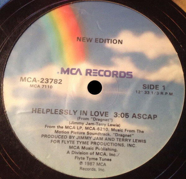 米12” New Edition Helplessly In Love MCA23782 MCA RECORDS /00250