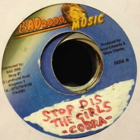 【中古】ジャマイカ7" Mad Cobra Stop Dis The Girls Them NONE Bad 2000 Music /00080 【中古】ジャマイカ7" Mad Cobra Stop Dis The Girls Them NONE Bad 2000 Music /00080