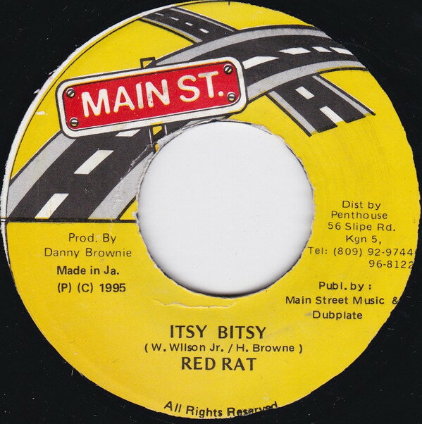 【中古】ジャマイカ7" Red Rat Itsy Bitsy NONE Main St. /00080