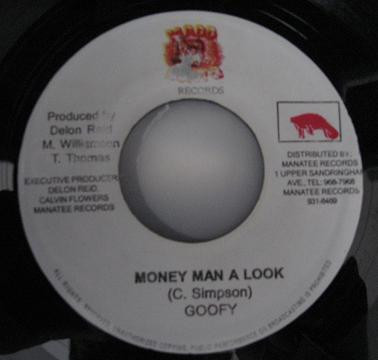 楽天レコードシティ 楽天市場店【中古】ジャマイカ7" Goofy Money Man A Look NONE Madd Dawg Records /00080